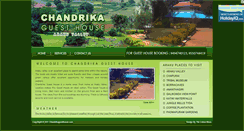 Desktop Screenshot of chandrikaguesthouse.com